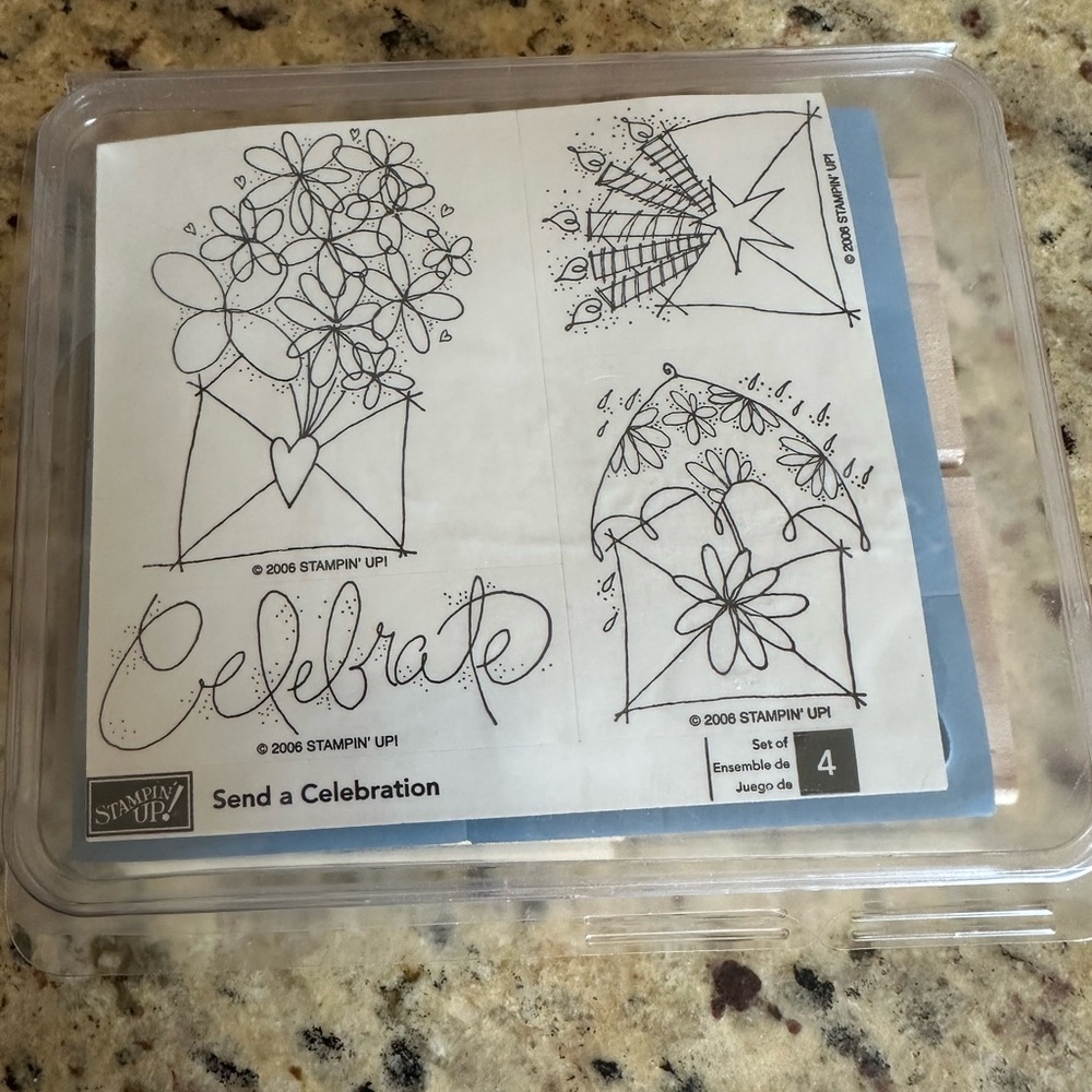 Stampin Up Send a Celebration stamp set. New.